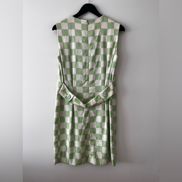 VINTAGE 1995 Gianni Versace checkered mini dress - Picture 2 of 7